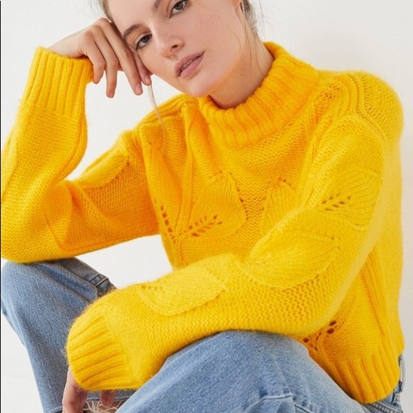 urban outfitters yellow sweater